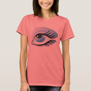 T-shirt oeil bleu