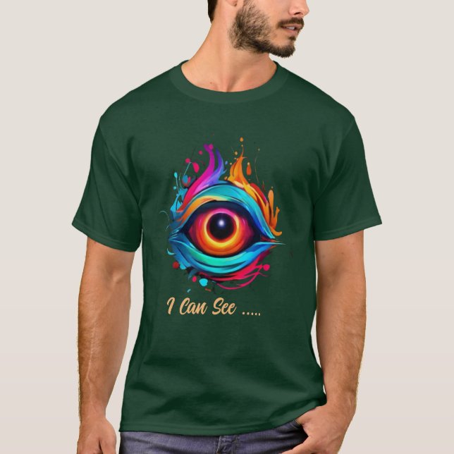 T-shirt OEil créatif (Devant)