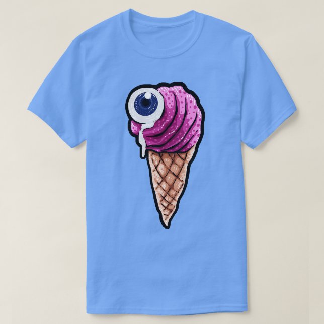 T-shirt Oeil de crème glacée (Design devant)