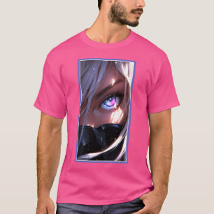 T-shirt Oeil de fille d'Anime