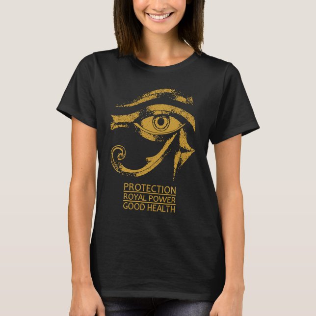 T-shirt Oeil de Horus Oeil de Ra Symboles significatifs (Devant)