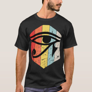 T-shirt Oeil De Horus Vintage Oeil Rétro De Horus Ancien E