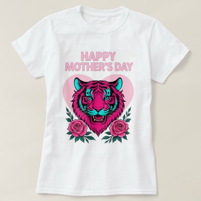 T-shirt oeil de la mère tigre (Design devant)