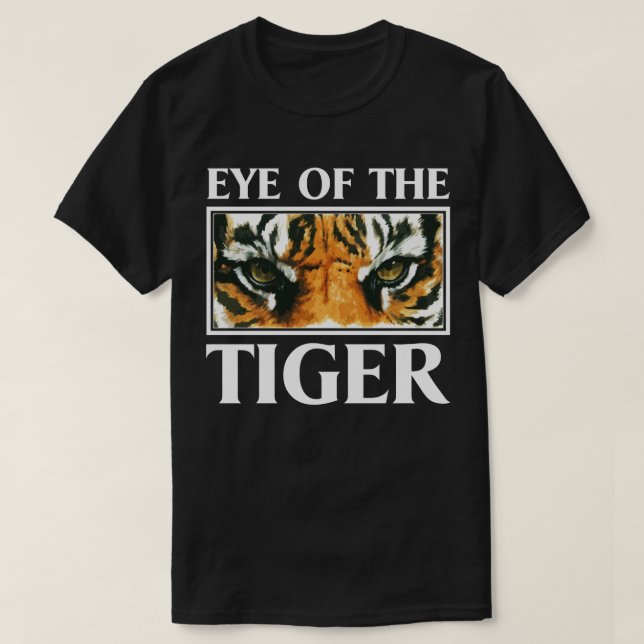 T-shirt Oeil de la pièce en t animale de motivation de (Design devant)