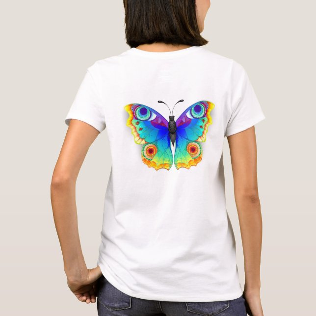T-shirt Oeil de paon arc-en-ciel (Dos)