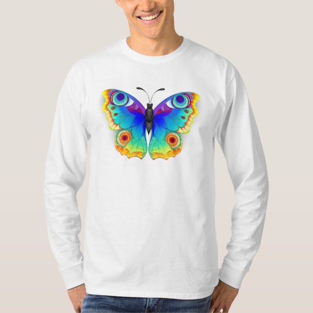 T-shirt Oeil de paon arc-en-ciel (Devant)