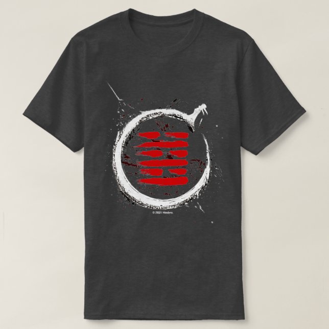 T-shirt Oeil de serpent levant pochette solaire (Design devant)