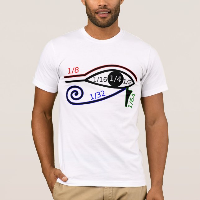 T-shirt Oeil des mathématiques de Ra (Devant)
