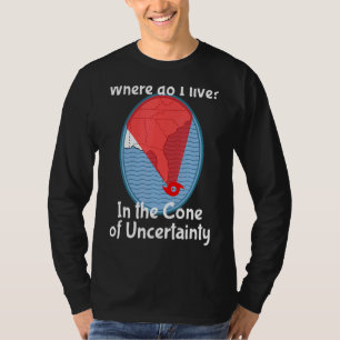 T-shirt OEil d'un ouragan Saison Cône d'incertitude Funn
