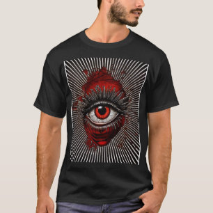 T-shirt oeil effrayant