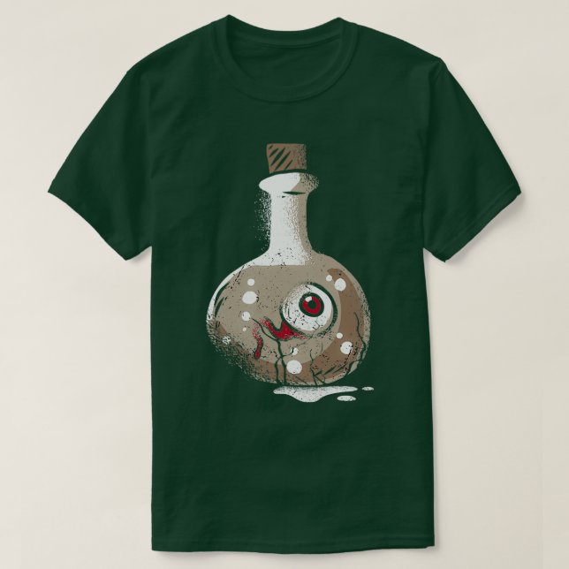 T-shirt OEil éffrayant dans un navire alchimiste (Design devant)