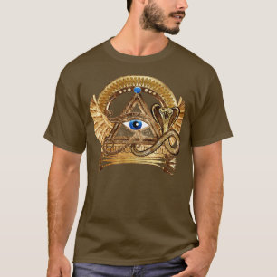 T-shirt OEil égyptien de l'ornement de Horus Wadjet