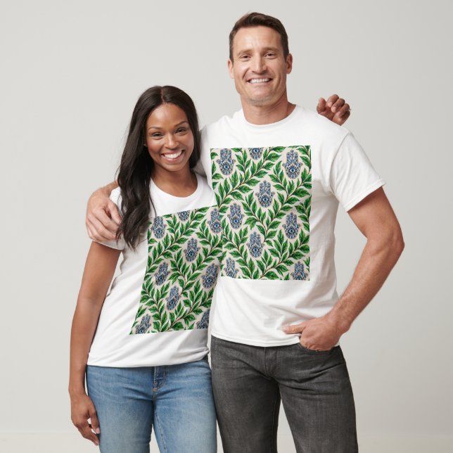 T-shirt Œil Hamsa Botanique (Unisexe)