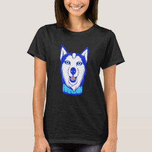 T-shirt Oeil Malin Chien Husky Pour Le Talisman Grec Charm