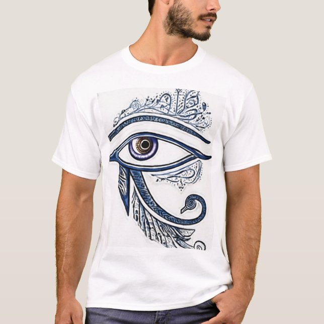 T-shirt Œil mystique de protection. (Devant)