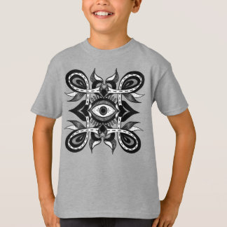 T-shirt Oeil ornemental - Style de tatouage botanique Weir