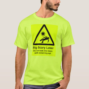 T-shirt Oeil restant du grand sembler Laser-Don't