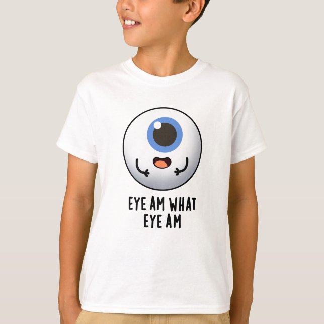T-shirt Oeil Suis Ce Que L'Oeil Est Amusant Jeu D'Oeil (Devant)