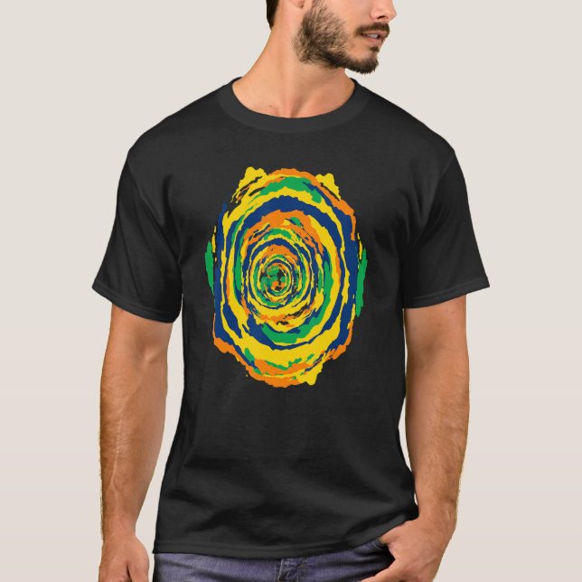 T-shirt Oeil Tornado De La Tempête Dans Une Tornade Vie Ab (Devant)