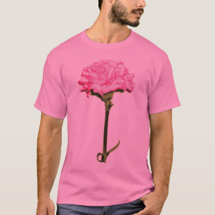 T-shirt Oeillet rose