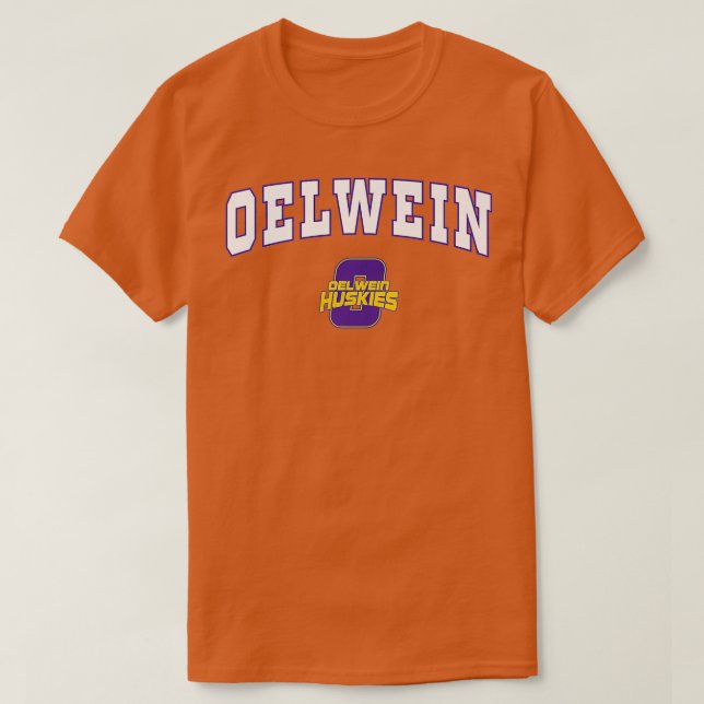 T-shirt Oelwein High School Huskies Premium (Design devant)