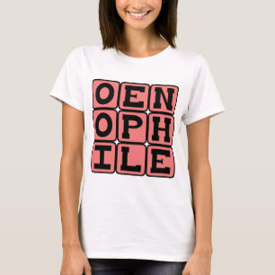 T-shirt Oenephile, Amateur de Vin