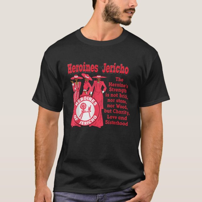 T-shirt OES Héroines de Jéricho Ordre de l'Etoile Oriental (Devant)
