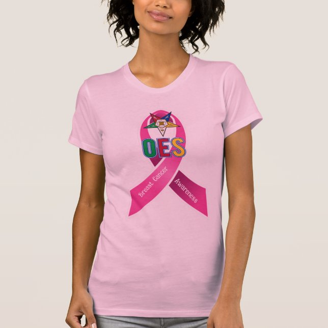 T-shirt OES Sensibilisation au cancer du sein (Devant)