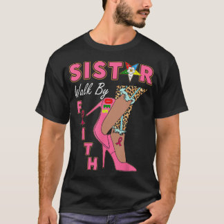 T-shirt OES SiStar Leopard Walk Par Faith Cancer du Sein A