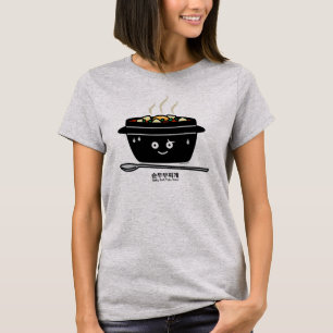 T-shirt Oeuf chaud de tofu à ragoût de jjigae doux épicés
