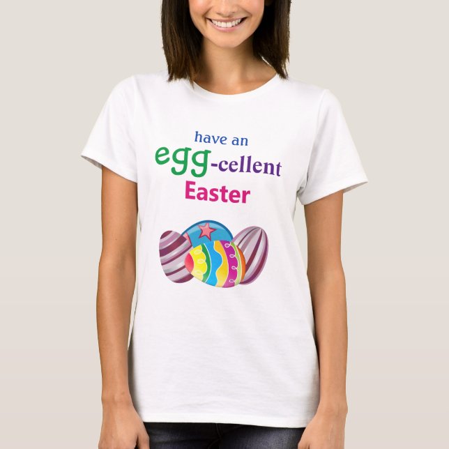T-shirt OEUF coloré Oeuf de Pâques (Devant)