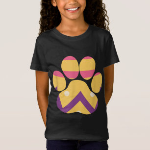 T-Shirt Oeuf coloré Paw de Pâques Drôle Chien Amoureux de