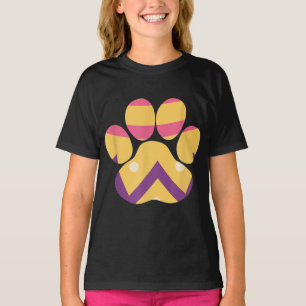T-shirt Oeuf coloré Paw de Pâques Drôle Chien Amoureux de