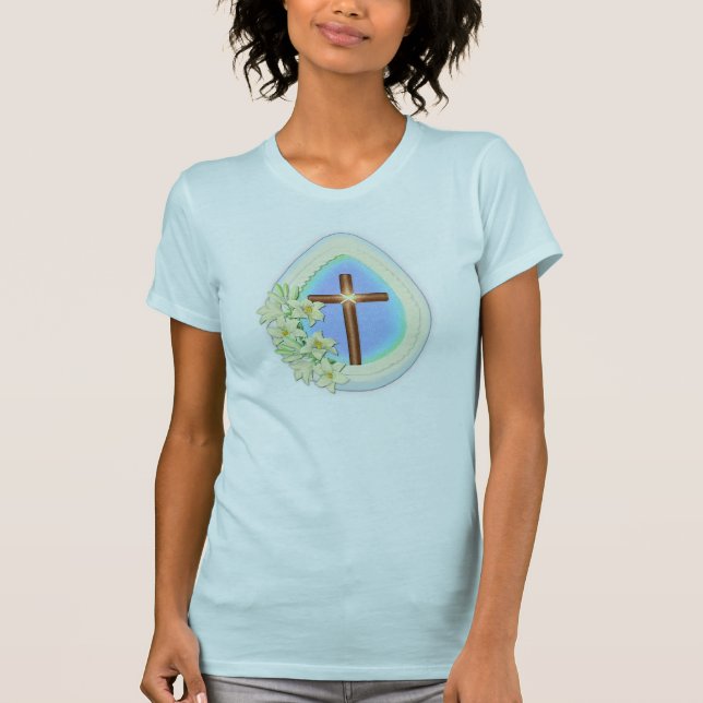 T-shirt Oeuf de fenêtre et croix (Devant)