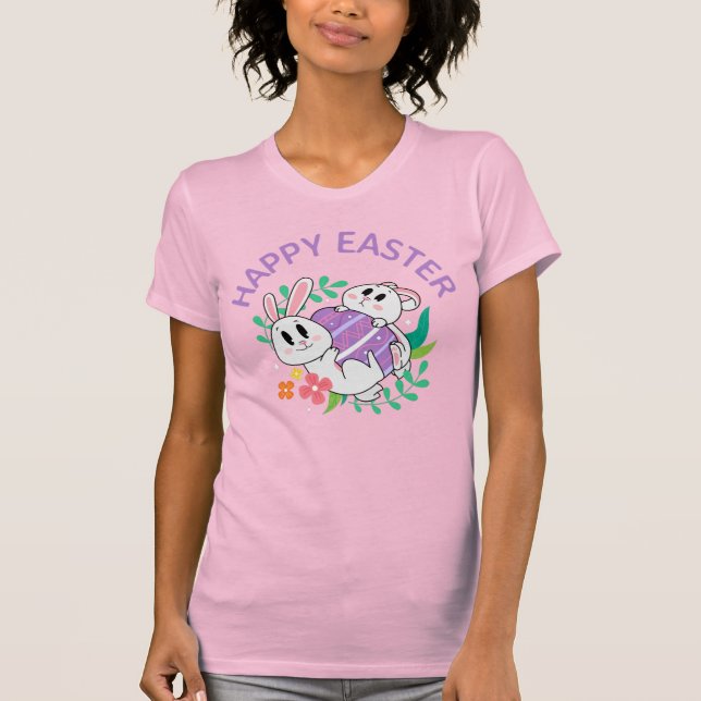 T-shirt OEuf de lapin de Pâques (Devant)
