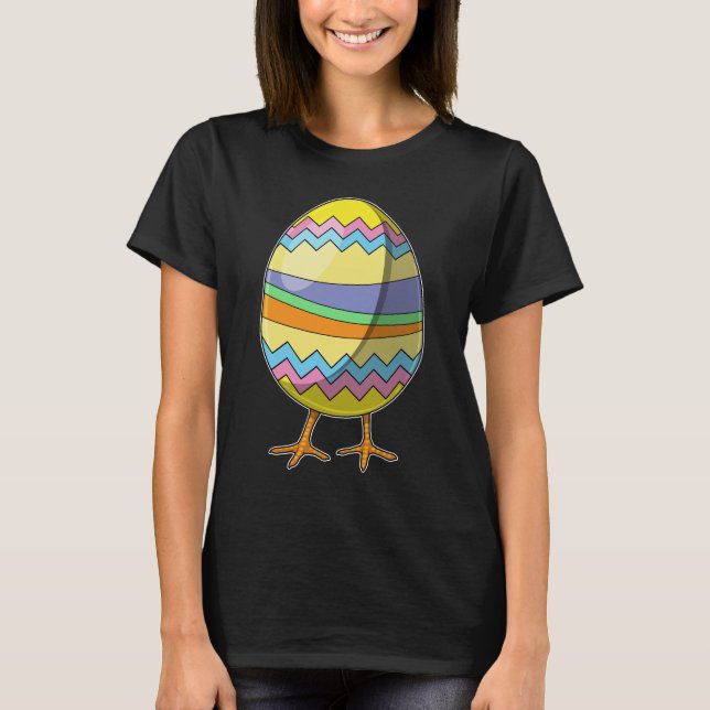 T-shirt Œuf de Pâques Chick Pâques (Devant)