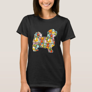 T-shirt Oeuf de Pâques Chien maltais Fête de Pâques Enfant