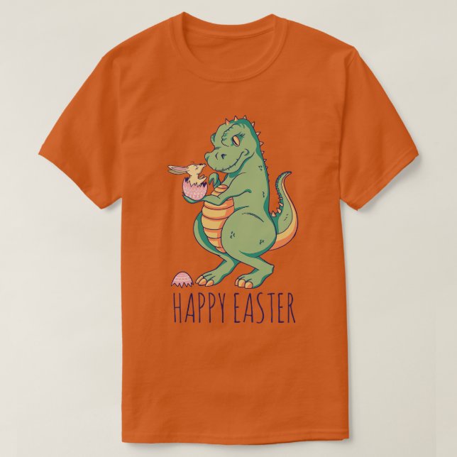 T-shirt Oeuf de Pâques de Dinosaure (Design devant)