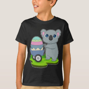 T-shirt OEuf de Pâques de Koala Épaule