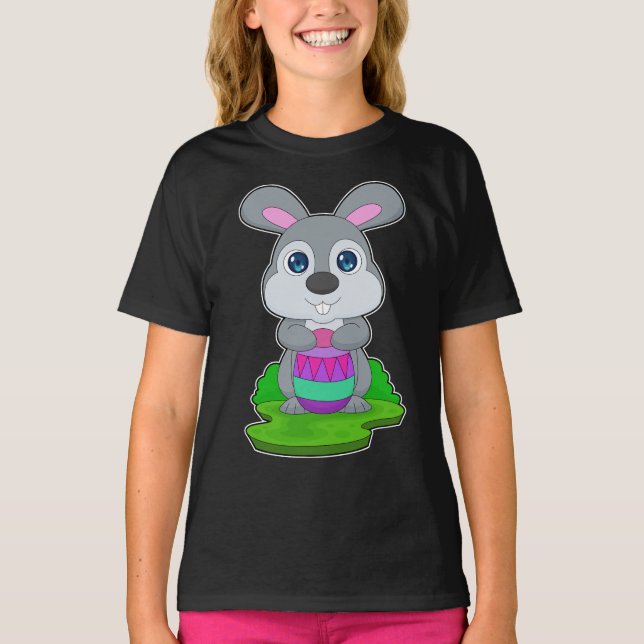 T-shirt OEuf de Pâques de Lapin (Devant)