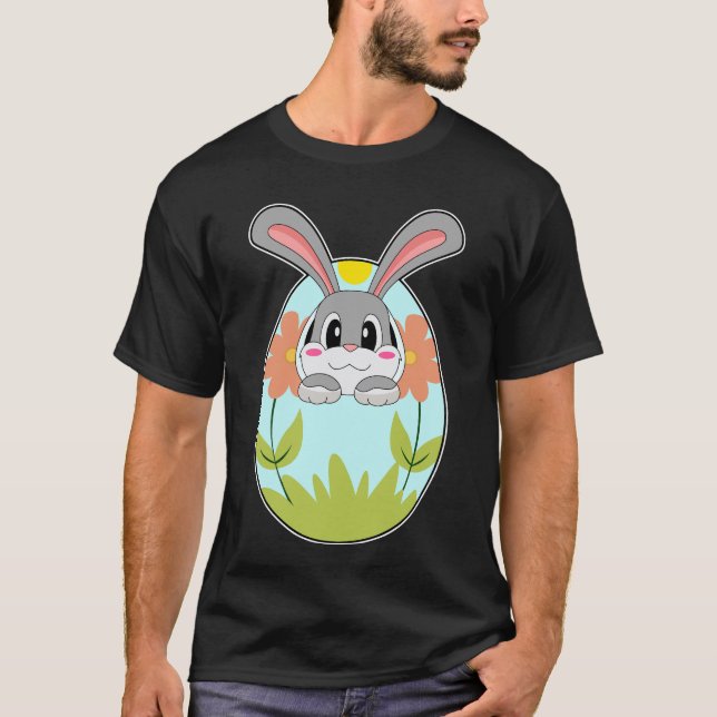 T-shirt OEuf de Pâques de Lapin (Devant)