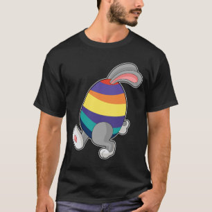 T-shirt OEuf de Pâques de lapin Courir