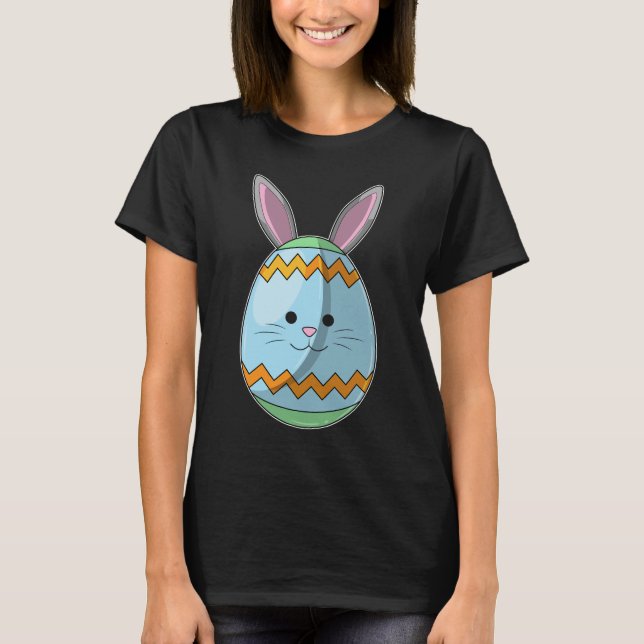 T-shirt Œuf de Pâques de Pâques lapin (Devant)