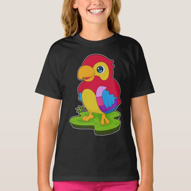 T-shirt OEuf de Pâques de Perroquet (Devant)