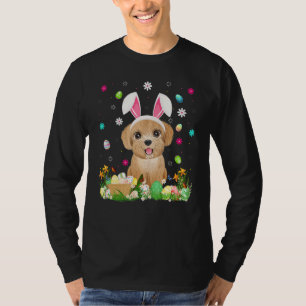 T-shirt Oeuf de Pâques Drôle chien de caniche dimanche de