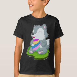 T-shirt OEuf de Pâques du loup