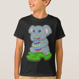 T-shirt OEuf de Pâques éléphant