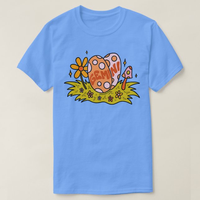 T-shirt Oeuf de Pâques Gemini (Design devant)