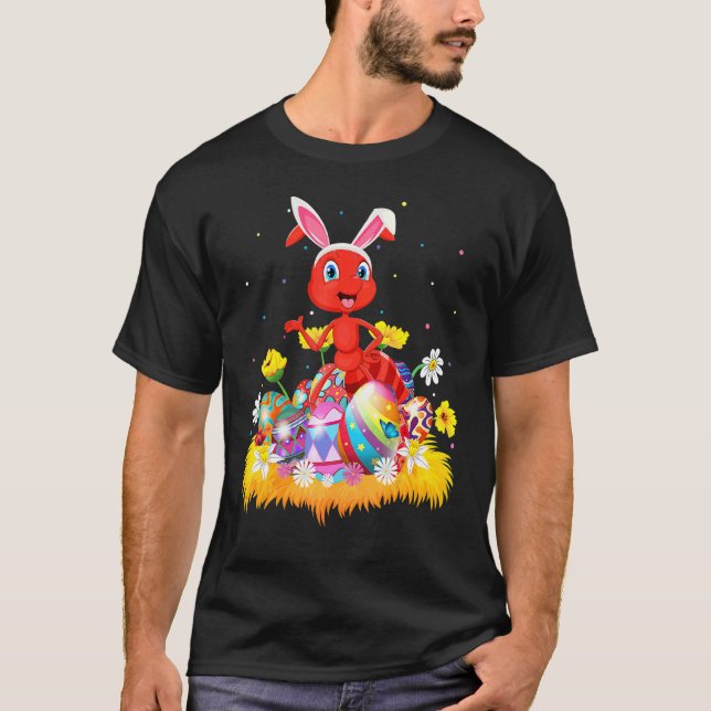 T-shirt OEuf de Pâques mignonne dimanche de Pâques 1 (Devant)
