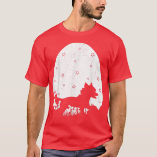 T-shirt Oeuf de Pâques Style Vintage Chien de Crête Chinoi